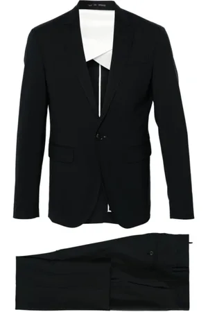 Dsquared2 Jakkesæt, Herre, Sort, XL, Uld, Paris Suit