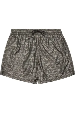 Emporio Armani Badetøj, Herre, Grå, XL, Uld, Grå Stilfuldt Modeur