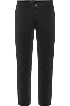 Bomboogie Bukser, Herre, Sort, W31, Bomuld, Moderne Slim-fit Chino Bukser