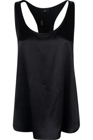Etro Top, Dame, Sort, S, Tyl, Anicka Sleeveless Top