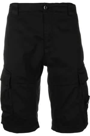 C.P. Company Shorts, Herre, Sort, S, Bomuld, Stretch Sateen Cargo Shorts