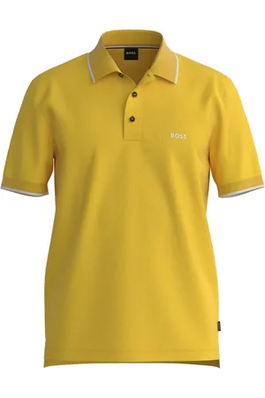 HUGO BOSS Top, Herre, Gul, M, Uld, Stilfulde T-shirts og Polos Kollektion