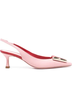 ROBERTO FESTA Sko, Dame, Lyserød, 38 EU, Uld, Bubblegum Slingback Mid Heel Sandaler