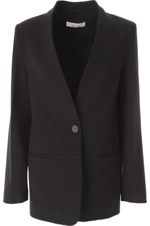 LIVIANA CONTI Jakke, Dame, Sort, M, Uld, Stilfuld Blazer
