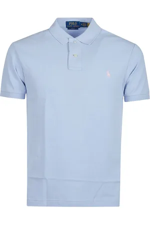 Ralph Lauren Top, Herre, Blå, S, Slim Fit Polo Skjorte