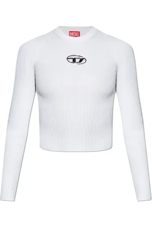 Diesel Strik, Dame, Hvid, L, Polyester, M-Valari Sweater