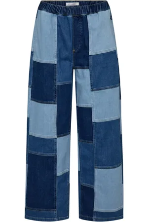 Co`Couture Jeans, Dame, Blå, XS, Denim, Patchwork Denim Bukser
