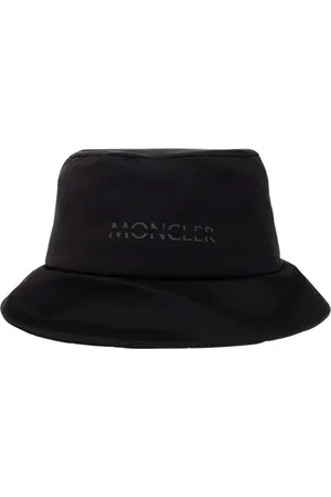 Moncler Tilbehør, Herre, Sort, L, Bucket Hat med Logo