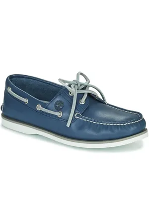 Timberland Sko, Herre, Blå, 43 EU, Læder, Clic Boat Læder Loafers