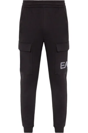 EA7 Bukser, Herre, Sort, XS, Tyl, Cargo-Style Sweatpants