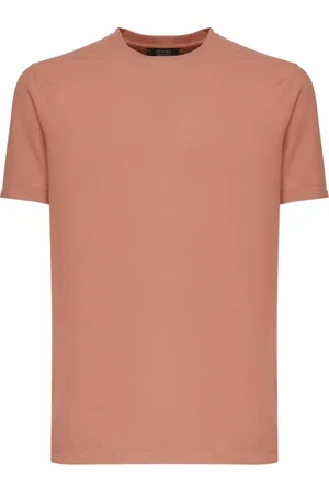 ZANONE Top, Herre, , XL, Peach Crewneck T-shirt og Polo