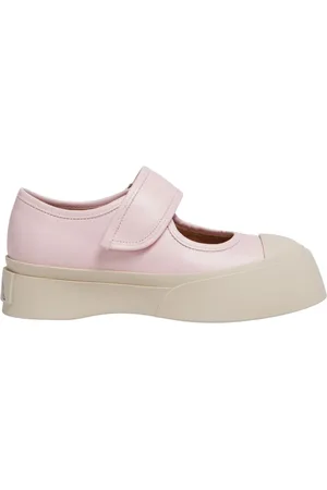 Marni Sko, Dame, Lyserød, 40 EU, Uld, Mary Jane Sneaker