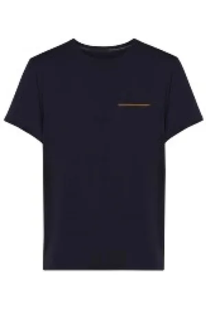 RRD Top, Herre, Blå, S, Uld, Oxford Pocket T-Shirt