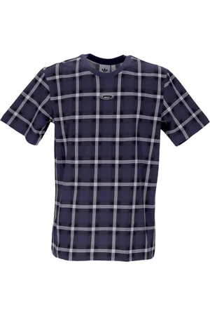 adidas Top, Herre, Blå, M, Bomuld, Ternprint Herre T-shirt Multifarvet