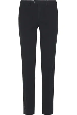CANALI Bukser, Herre, Sort, 5XL, Bomuld, Sorte Sport Bukser