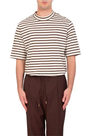 Circolo Top, Herre, Flerfarvet, L, Stripet Boston Tee