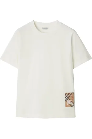 Burberry Top, Dame, Hvid, XS, Chalk Jwear T-shirt