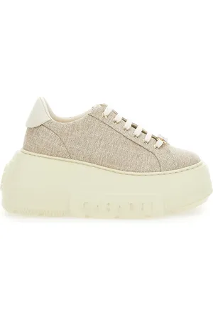 Casadei Sko, Dame, , 41 EU, Læder, Chunky Oversize Sole Sneakers