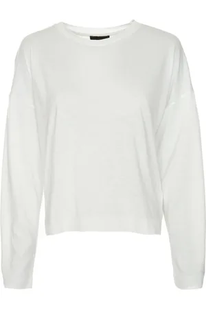 Drykorn Strik, Dame, Hvid, XL, Bomuld, Let strikket sweater