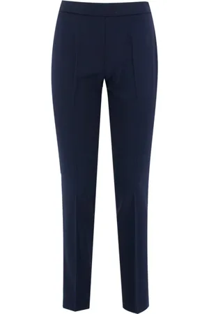 Fabiana Filippi Bukser, Dame, Blå, M, Straight-Leg Skinny Bukser