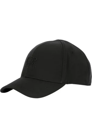 C.P. Company Tilbehør, Herre, Sort, ONE SIZE, Polyester, Vandafvisende Sort Polyester Cap