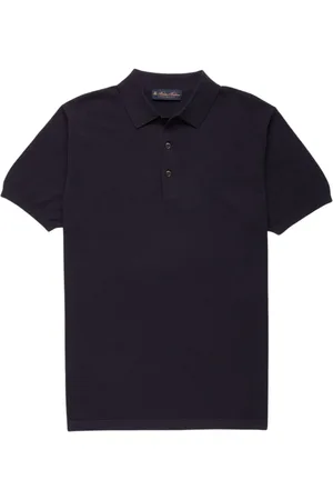Brooks Brothers Top, Herre, Blå, M, Bomuld, Bomulds Polo Shirt