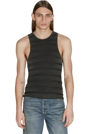 Guess Top, Herre, Sort, XL, Bomuld, Reverse Seam Tank Top