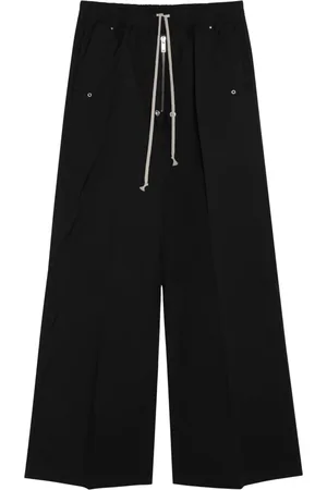 Rick Owens Bukser, Herre, Sort, L, Joggingbukser til aktiv livsstil