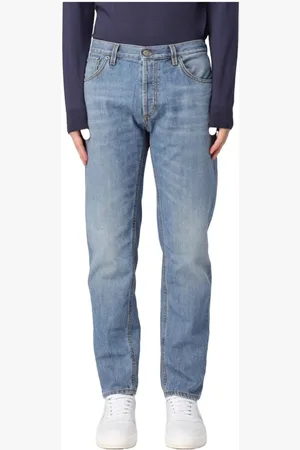 Dondup Jeans, Herre, Blå, W32, Denim, Gulerod Fit Denim Jeans