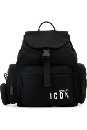 Dsquared2 Taske, Dame, Sort, ONE SIZE, Læder, Icon Rygsæk