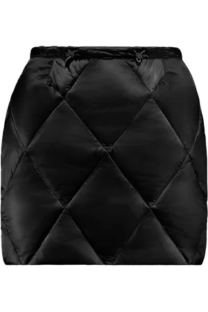 Bomboogie Nederdel, Dame, Sort, L, Nylon, Kort Quiltet Nylon Nederdel