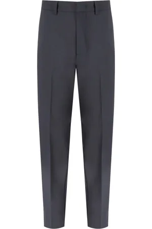Emporio Armani Bukser, Herre, Grå, M, Bomuld, Comfort Fit Bukser