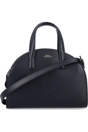 A.P.C. Taske, Dame, Sort, ONE SIZE, Uld, Lille Demi-Lune Tote Bag