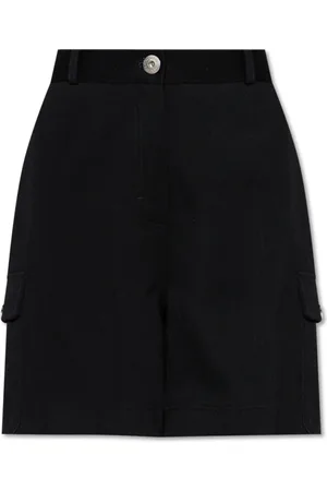 Salvatore Ferragamo Shorts, Dame, Sort, XS, Uld, Cargo Shorts