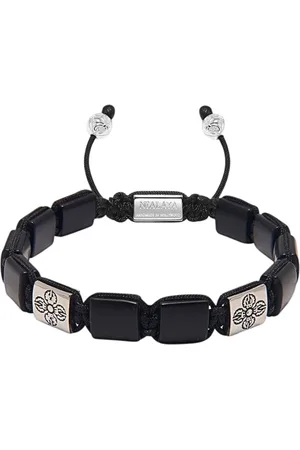 Nialaya Tilbehør, Herre, Grå, XL, Nylon, The Dorje Flatbead Collection Armbånd