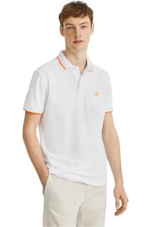 ECOALF Top, Herre, Hvid, M, Bomuld, Kortærmet poloshirt
