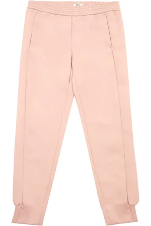 LARDINI Bukser, Dame, Lyserød, XS, Uld, Tech Textile Bukser med Elastikbånd