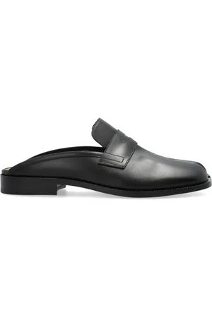 Maison Margiela Sko, Herre, Sort, 43 EU, Læder, Tabi City Loafer Mules