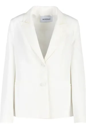 Silvian Heach Jakke, Dame, Hvid, S, Uld, Stilfuld Blazer