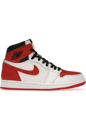 Jordan Sko, Herre, Rød, 42 1/2 EU, Chicago Heritage Retro High Top Sneaker
