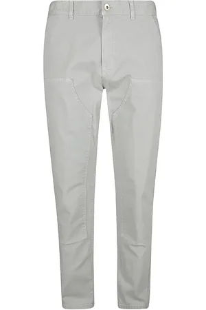 ELEVENTY Bukser, Herre, Hvid, W38, Denim, Stretch Denim Workwear Bukser