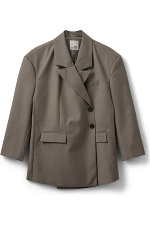 Sofie Schnoor Jakke, Dame, , S, Uld, Smart Harpersw Blazer Warm Stone
