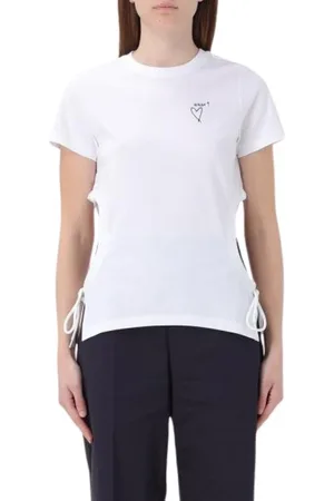 LIVIANA CONTI Top, Dame, Hvid, XS, Bomuld, Hvid T-shirt