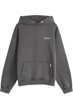 Represent Sweathshirts & Hoodies, Herre, Grå, XL, Bomuld, Bomuldshættetrøjer til mænd og kvinder