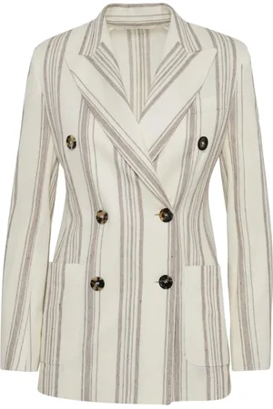 Max Mara Jakke, Dame, , S, Linen Blend Laurel Jakke