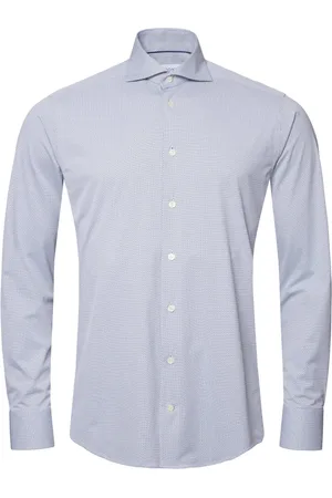 Eton Skjorte, Herre, Flerfarvet, 4XL, Micro Print Slim Fit Skjorte