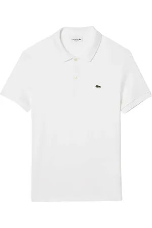 Lacoste Top, Herre, Hvid, 5XL, Bomuld, Pima Cotton Polo Shirt Elegant Casual