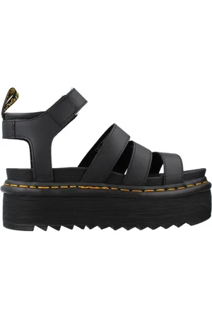 Dr. Martens Sko, Dame, Sort, 39 EU, Blaire Quad Sandaler