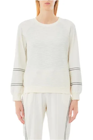 Liu Jo Strik, Dame, , M, Bomuld, Sweater med elegante detaljer