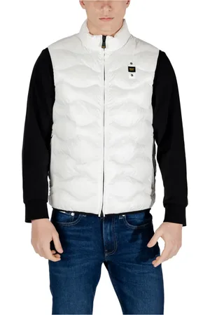 Blauer Jakke, Herre, Hvid, XL, Uld, Smallshirts Vest